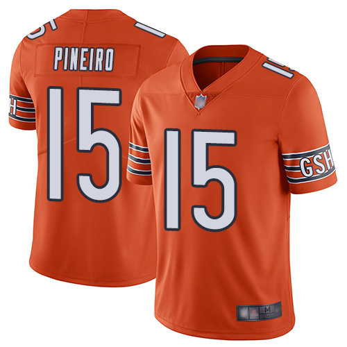 Chicago Bears Limited Orange Men Eddy Pineiro Alternate Jersey NFL Football #15 Vapor Untouchable->youth nfl jersey->Youth Jersey